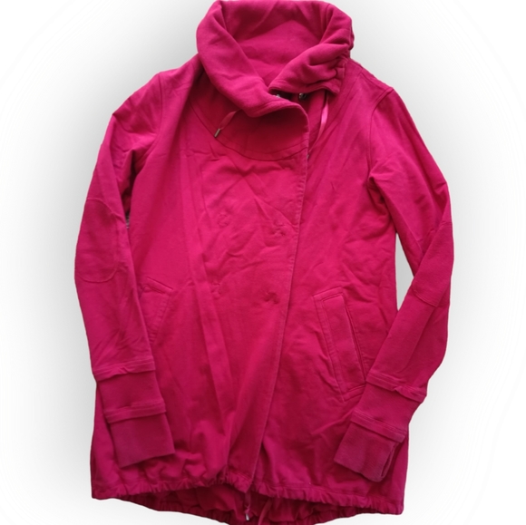 Lululemon Oversized Light jacket sweater with high neck collar size 6 - Picture 4 of 9